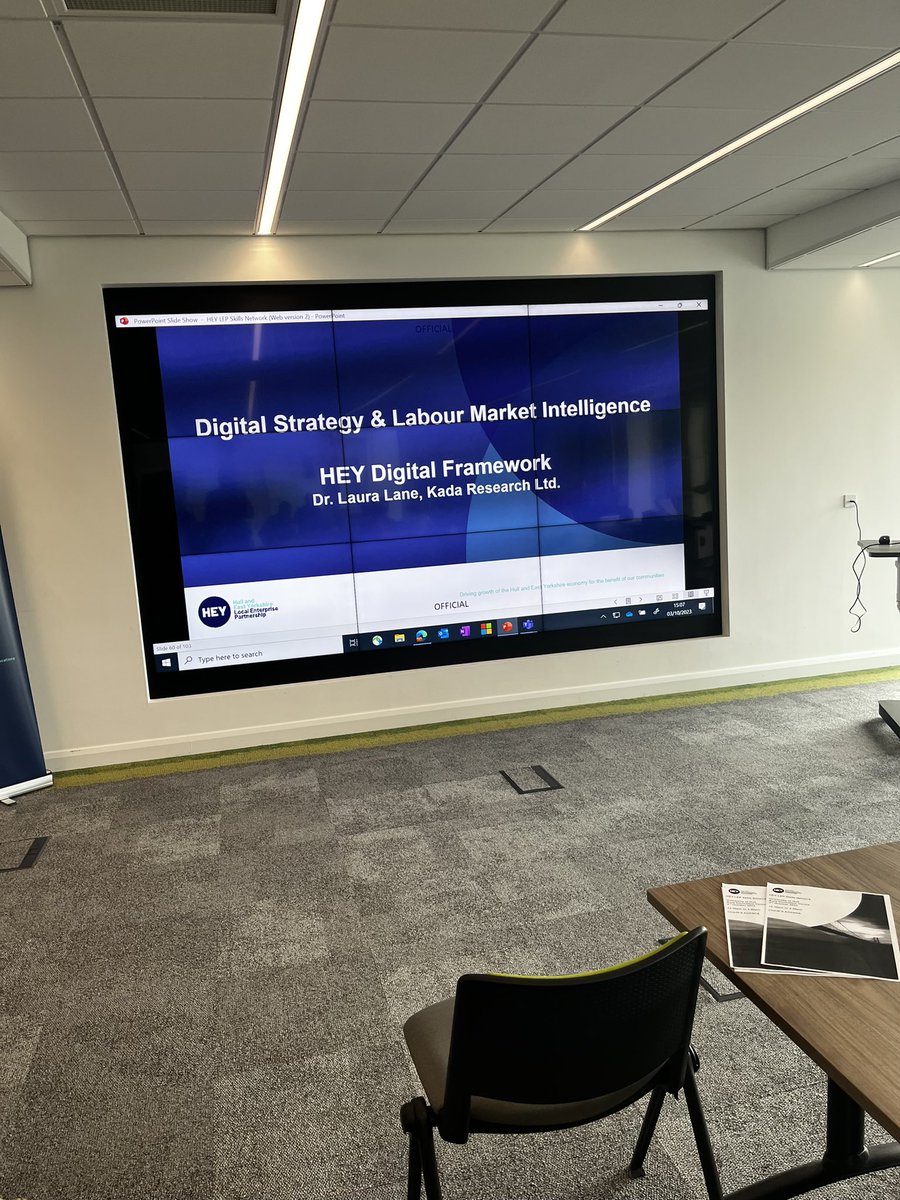 HEYCareersHub's tweet photo. Dr. Lane of the Kada Research Limited @kadaresearch taking participants through an exploration of digital strategy & labour market intelligence.
#HEYLEP #SkillsNetworkMeeting
@hey_lep https://t.co/mEsRf2psAj