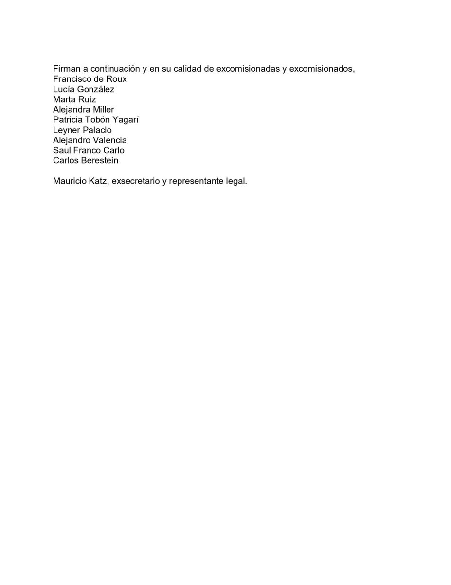 Quienes fuimos comisionados en la Comisión de la Verdad expresamos nuestra solidaridad plena con Rodrigo Uprimny