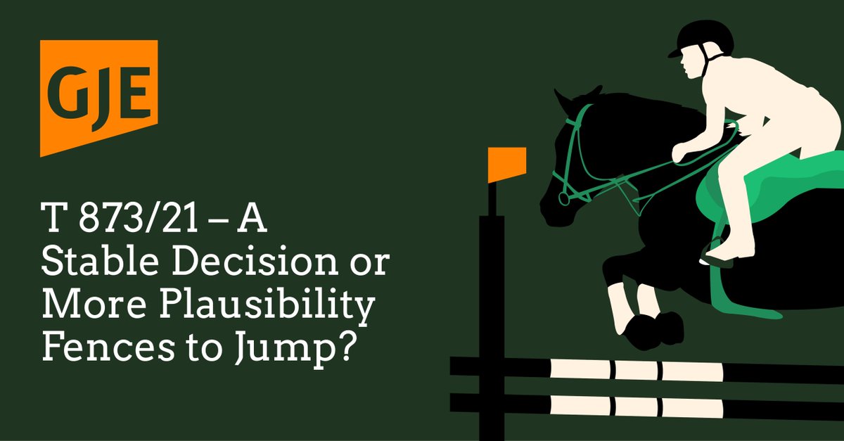 In our latest #legal update Ash Earl and Tom Blackburn analyse the recent decision in T 873/21, exploring how the Enlarged Board of Appeal's guidance in G 2/21 is being applied at the #EPO Read more here: tinyurl.com/yc6w6jmc