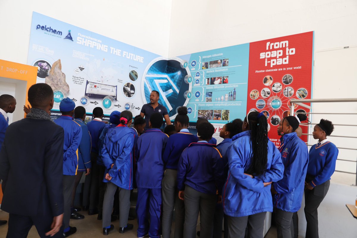 National Radioactive Waste Disposal Institute (NRWDI) and @necsa_Ltd hosted Natural Sciences Grade 8 learners from Katlehong Engineering SOS at Necsa Visitor Center.