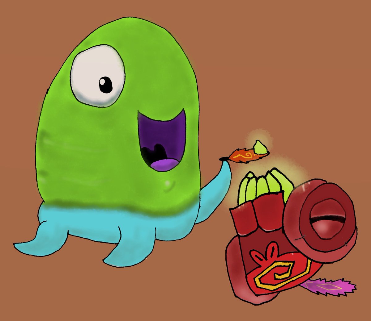 EmocionRespecto's tweet image. #monstober #mysingingmonsters #spooktacle  3.Slime
Yelmut found a glow jelly