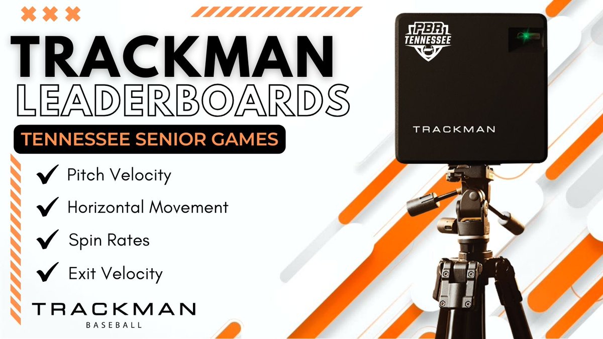 Prep Baseball Tennessee (@prepbaseballtn) on Twitter photo #TNSrGames23: ๐๐ซ๐๐๐ค๐๐๐ง ๐
๐ข๐ฅ๐๐ฌ ๐
+ <a href="/TrackManBB/">Trackman Baseball</a> leaderboards that were gathered from the Tennessee Senior Games that were held at <a href="/TNUBaseball/">Trevecca Baseball</a> on Saturday, September 23rd.
๐: loom.ly/JeUYDFc #TNSrGames23: ๐๐ซ๐๐๐ค๐๐๐ง ๐
๐ข๐ฅ๐๐ฌ ๐
+ <a href="/TrackManBB/">Trackman Baseball</a> leaderboards that were gathered from the Tennessee Senior Games that were held at <a href="/TNUBaseball/">Trevecca Baseball</a> on Saturday, September 23rd.
๐: loom.ly/JeUYDFc