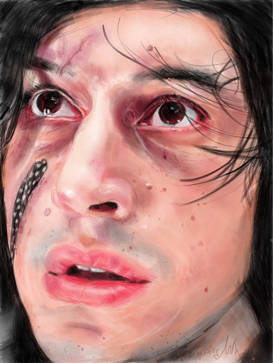 parmissm11's tweet photo. An oldie but goodie. The first time I drew Kylo. https://t.co/t4sPtYT6pS