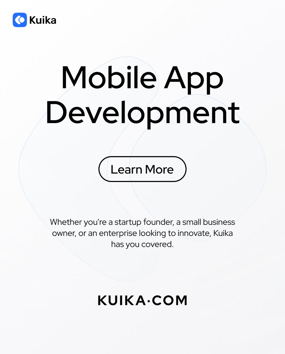 Don't miss out on the mobile revolution! 📷 
Get started with Kuika today and watch your app dreams take flight. 📷
 #MobileAppDevelopment #LowCode #Kuika #faster #savetime
