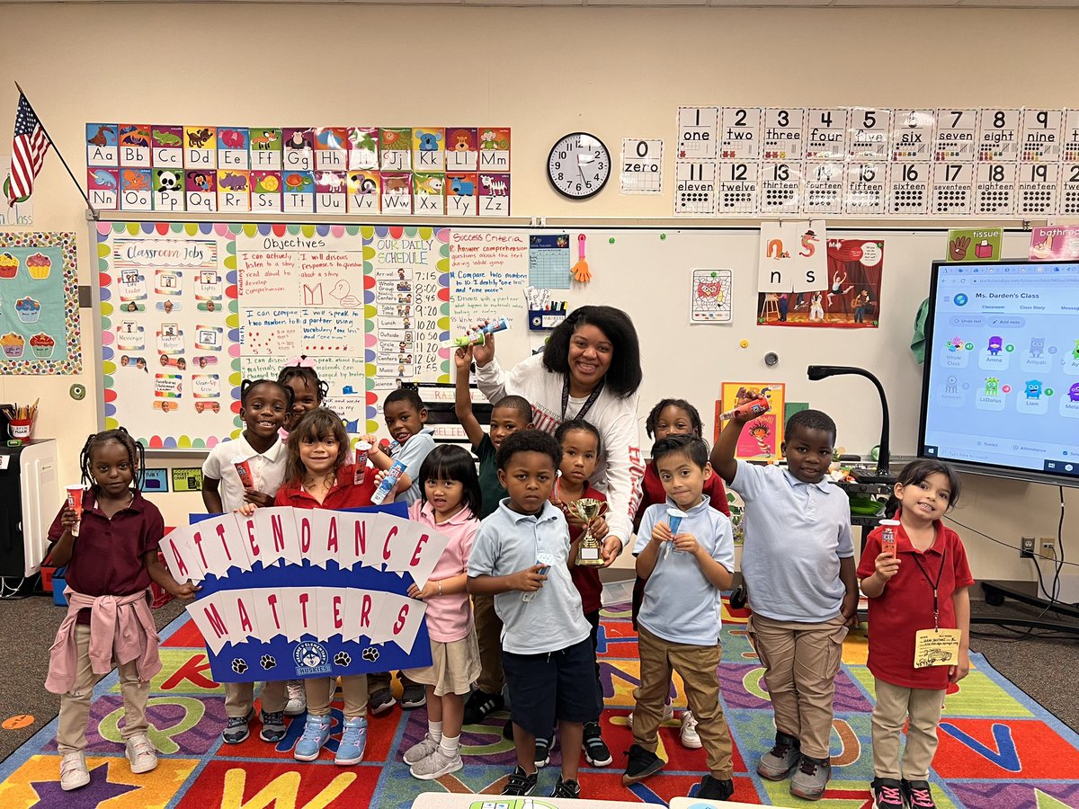 Perfect attendance for Ms. Darden also!! <a href="/hearnehusky/">Hearne Elementary</a>