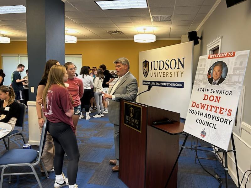 I really appreciated speaking and hearing from high school students today at <a href="/SenDeWitte33/">Don DeWitte</a> legislative youth council.  It's great that Sen Dewitte provides this forum for students in his district.   They have important thoughts about issues that are important for our future.