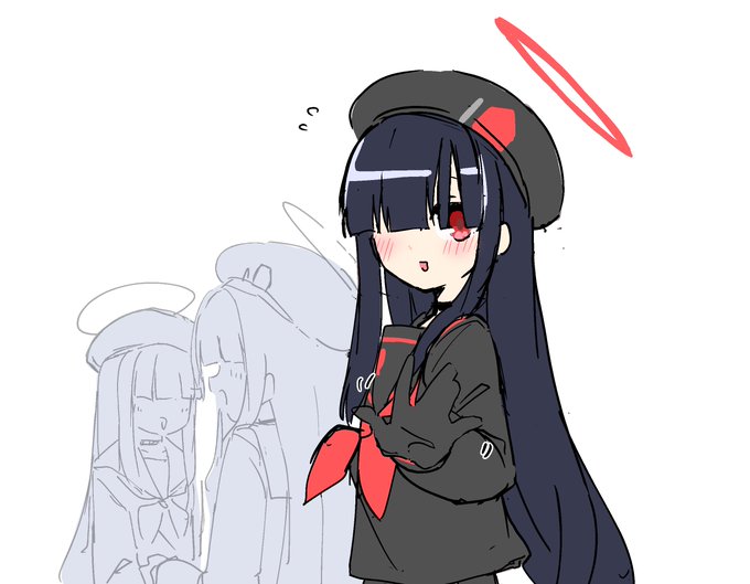 これは配信で描いたラフ 