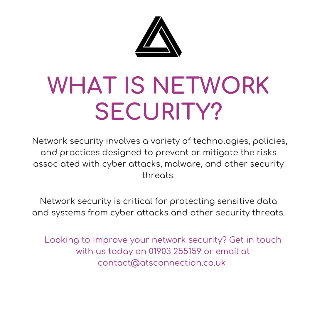 🔒 Safeguarding Your Small Business: Network Security Matters! 🔒

In today's digital age, your business's lifeline is its network. 🌐 But, are you confident it's secure from threats?

atsconnection.co.uk/cyber-security/

#NetworkSecurity #SmallBusiness #Cybersecurity #ATSConnection
