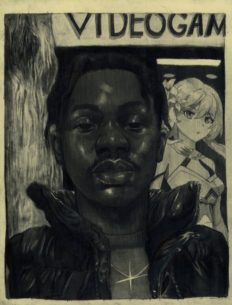 snakebone_'s tweet image. Gacha
Graphite on Toned Paper 
8.5” x 11”