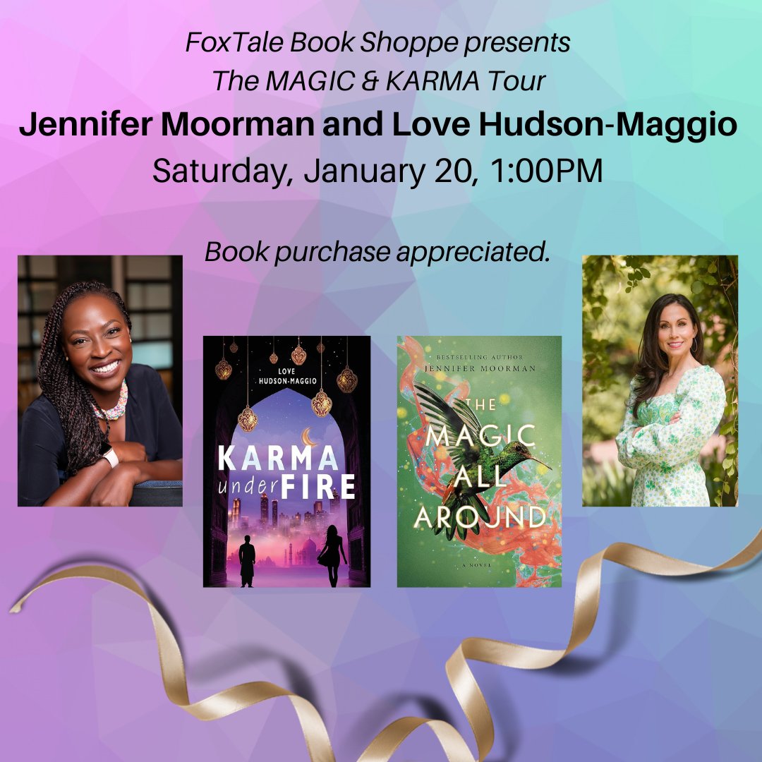 Did you hear we've started sharing some of our 2024 events including Jennifer Moorman and Love Hudson-Maggio!