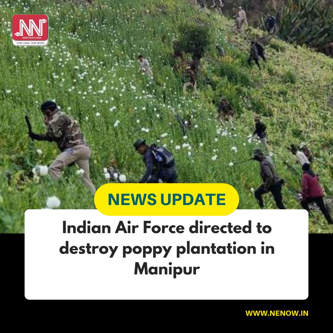 Kudos to the government for taking a strong stance against illegal poppy farms and deploying the Indian Air Force. #ThisIsKuki_ZoStory #Justice4Meitei #ManipurFightsBack
