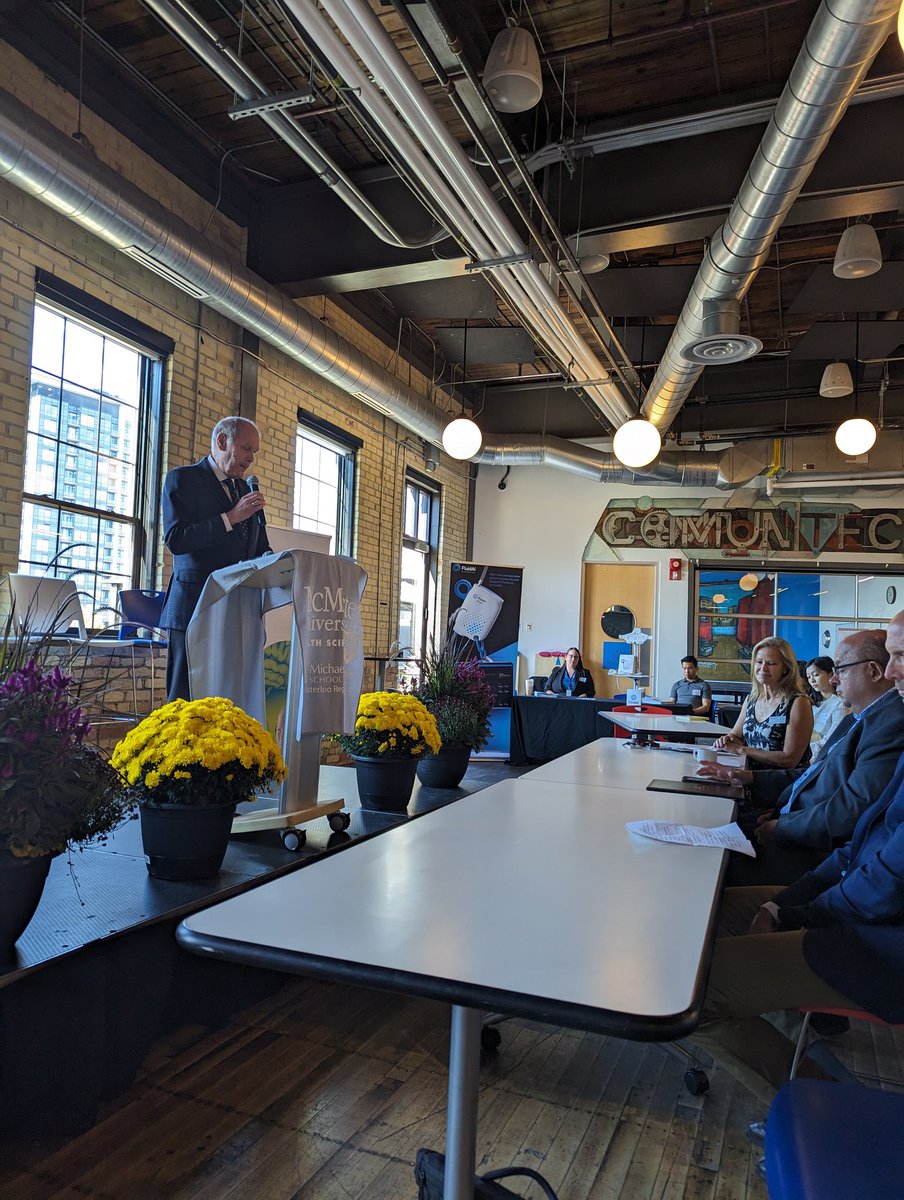 McMaster University Department of Medicine (@macdeptmed) on Twitter photo A real pleasure to join President Farrar <a href="/McMasterU/">McMaster University</a> at the launch of <a href="/Communitech/">Communitech</a> MACcelerate program <a href="/machealthsci/">McMaster Health Sciences</a> KW campus with <a href="/margomountjoy/">margo mountjoy</a> and her team. A real pleasure to join President Farrar <a href="/McMasterU/">McMaster University</a> at the launch of <a href="/Communitech/">Communitech</a> MACcelerate program <a href="/machealthsci/">McMaster Health Sciences</a> KW campus with <a href="/margomountjoy/">margo mountjoy</a> and her team.