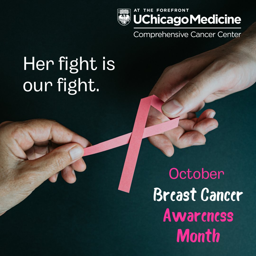🎗️ October marks Breast Cancer Awareness Month. Early detection is important! Get your mammogram and self-exams done regularly. @UCCancerCenter @UChicagoBreast @UChicagoMed #EarlyDetectionMatters #HealthMatters #Mammogram #SelfExam #PinkOctober