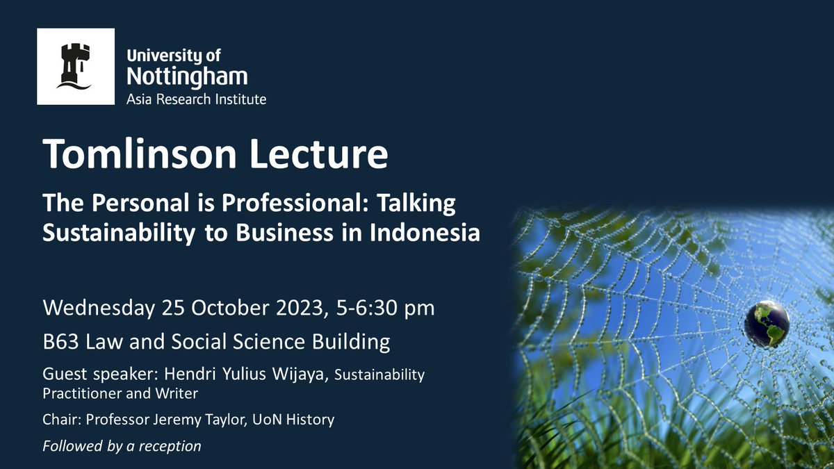 Prof. Katharine Adeney is on the BLUE side (@katadeney) on Twitter photo Please RT. Our annual <a href="/UoN_ARI/">Asia Research Institute</a> Tomlinson lecture is almost upon us on #Sustainability to Business in #Indonesia . You can register here …son-HendriYuliusWijaya.eventbrite.com Please RT. Our annual <a href="/UoN_ARI/">Asia Research Institute</a> Tomlinson lecture is almost upon us on #Sustainability to Business in #Indonesia . You can register here …son-HendriYuliusWijaya.eventbrite.com