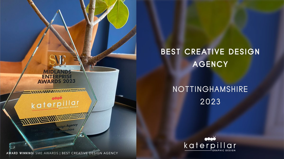 So we kind of kept this one quiet.

SME Midland Enterprise Awards 2023

“Best Creative Design Agency 2023 - Nottinghamshire”

We just want to say thank you to all of our clients for your continued support!

#KaterpillarDesign #AwardWinner #BestCreativeDesignAgency #SMEAwards2023