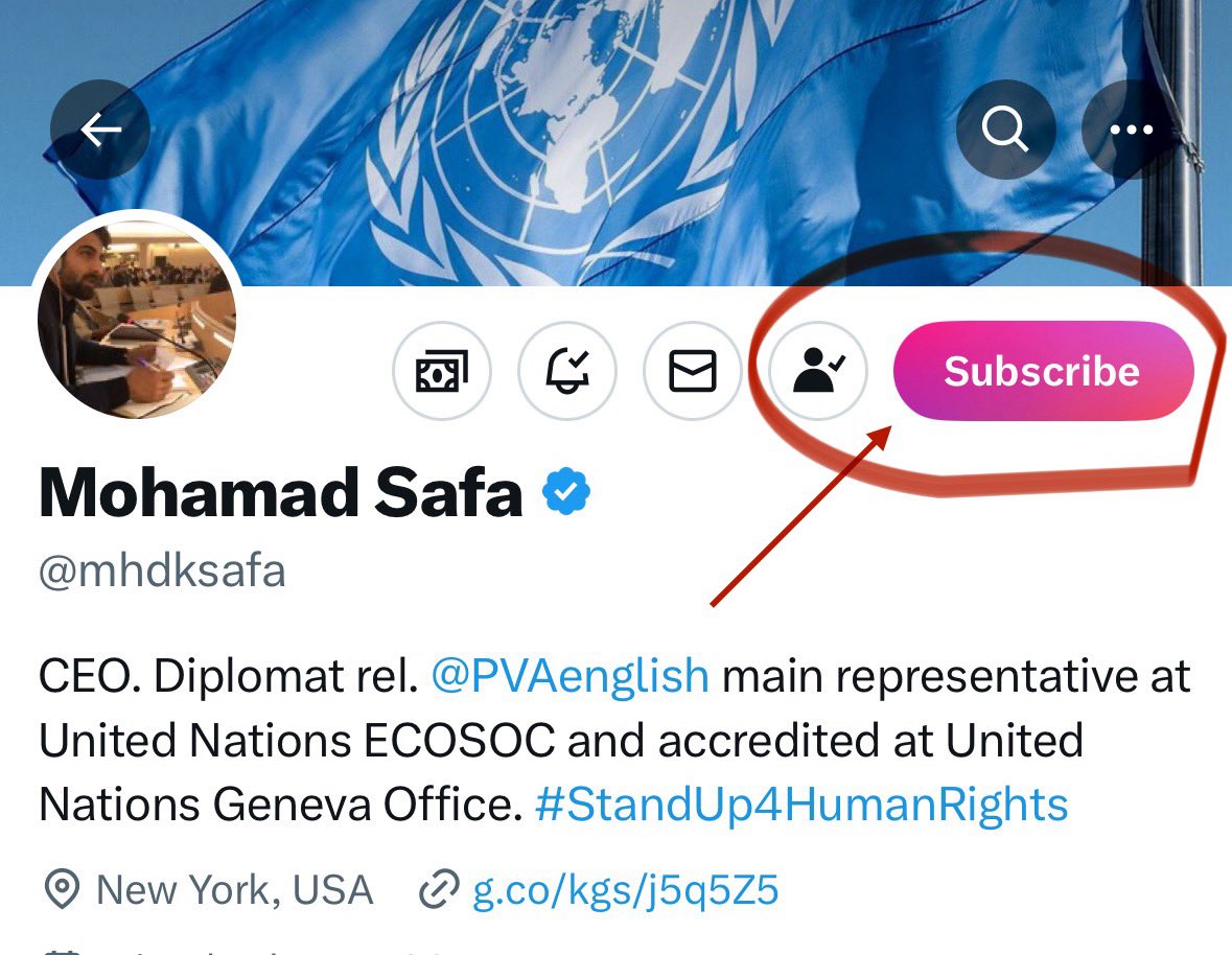 Important notice: The official @X (Formerly Twitter) username of Mohamad Safa is (@mhdksafa) This account is the account that had the gray badge. This alert is for you to be aware of fraud and impersonation from some accounts under the name of Mr. Safa with a different but very