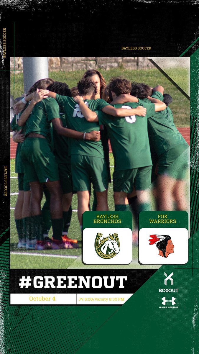 🟢🟢🟢

We will see you all Wednesday, in honor and memory of Stephanie. 

#BaylessALLIN
#BringTheStampede
#GreenOut

💚💚💚🐴⚽️