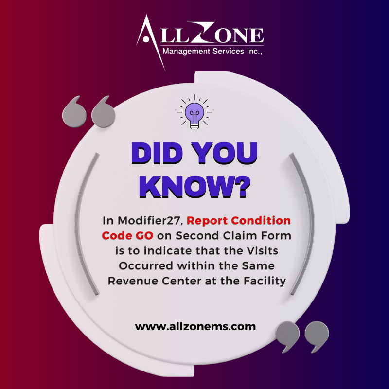 Allzone_Online's tweet photo. Did You Know?
Get ready to learn something new and fascinating with these surprising Medical Coding facts!
#DidYouKnow #facts #modifier #Claims #medicalcoding #medicalcodingservices #ClinicalDocumentation #didyouknowfacts #Allzonems #allzonemanagementservices https://t.co/2Yck8SHzsV