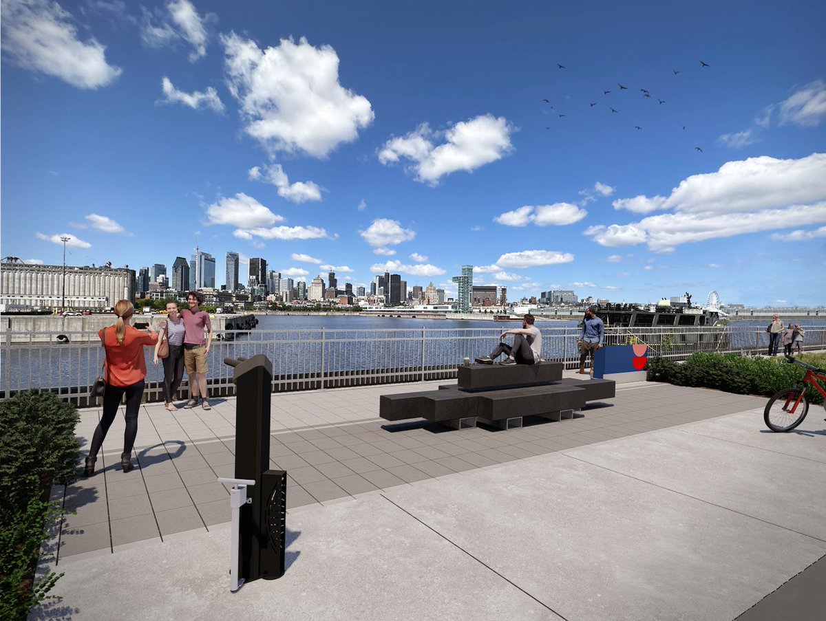 PortMTL's tweet photo. On aménage une promenade urbaine 🌿🚶
Un nouvel espace pour se rapprocher du fleuve et découvrir le #PortMTL et le paysage industriel. 👉 https://t.co/FAfKAr7Q9b
#PortDurable #Promenadeurbaine #aménagementpaysager #Transportmaritime https://t.co/qVd83HOzSY
