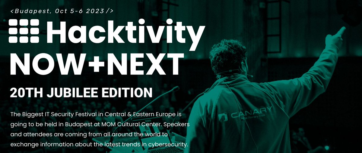 PushSecurity's tweet image. Going to #hacktivity2023? Catch Push&apos;s Luke Jennings on Thursday, Oct 5 at 9am in the Security Dome! 

Link in 🧵 

#SaaSsecurity #SaaSattacks #security #infosec