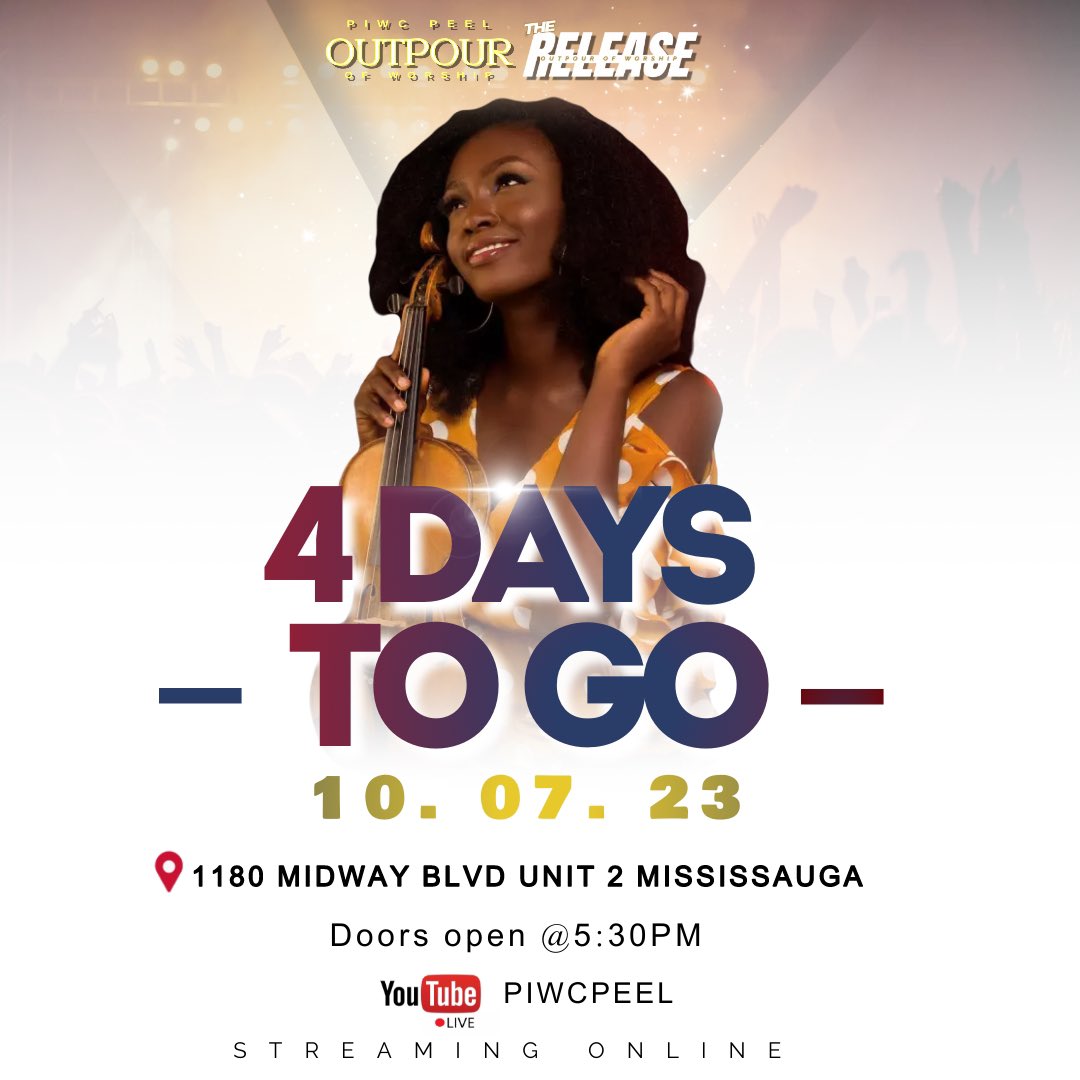 piwcpeel's tweet photo. The count down is on!🔥⛓️✈️🙌🏽
OW2023 is 4 days away! 

Invite a Friend! 
Come with an Expectation 

Join us at 1180 Midway Blvd Unit 2. 
See You🤍

#OW23 | #OutpourofWorship |#TheRelease https://t.co/Jf37Q6wyz1