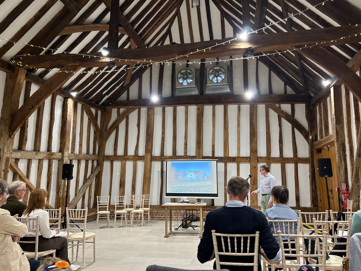 AABC_architect's tweet photo. Afternoon tours and talks about Headstone Manor by Buttress
@buttressarchitects #aabcconference23 @headstone_manor_museum https://t.co/ykPy5KgWHb