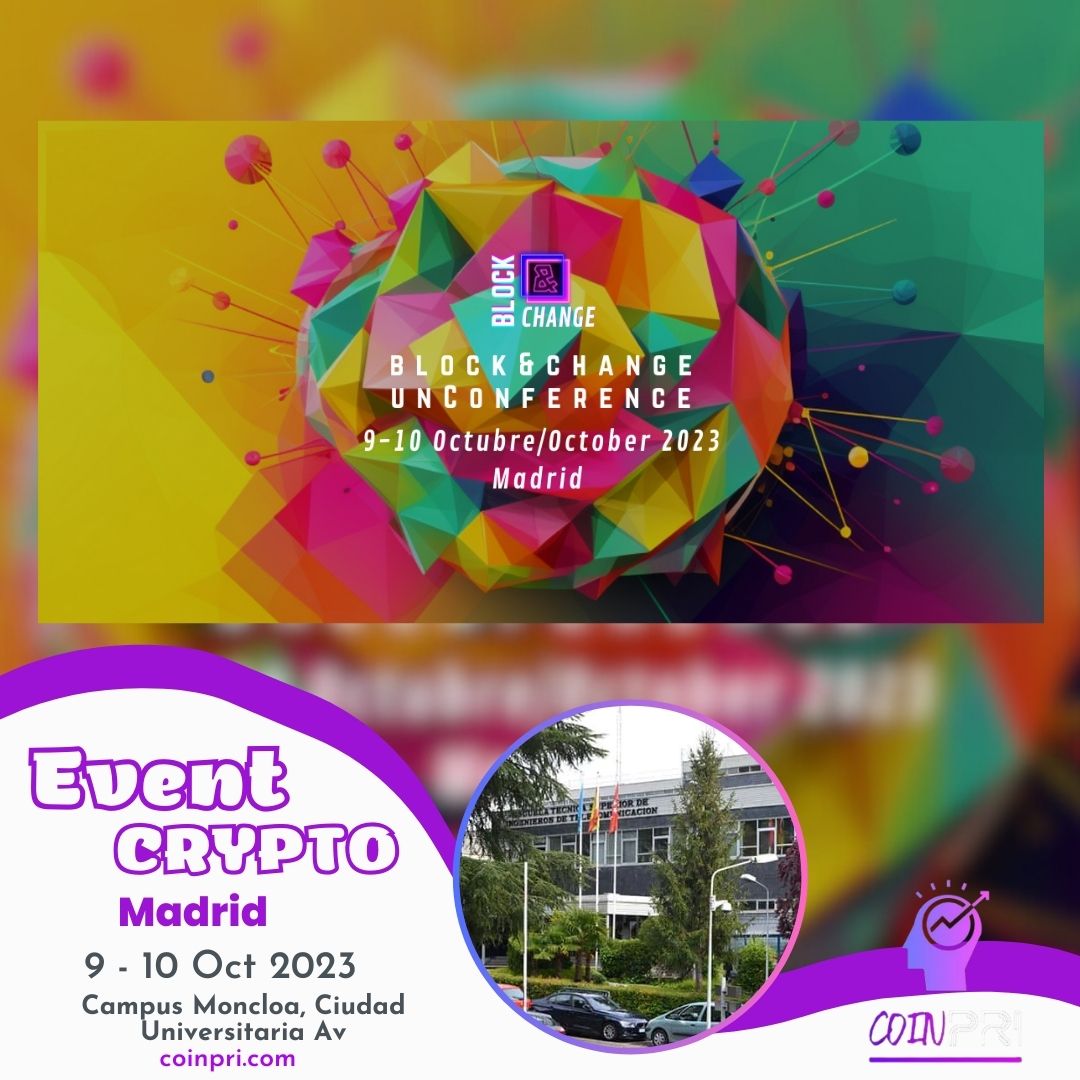 Coinpri_FR's tweet photo. 🇪🇸 #Madrid accueille deux super évènements blockchains 😎

Du 6 au 8 octobre 2023, participez à #Hackathon 👉🏼 https://t.co/SlfdeVLhqq

Et l'#UnConference du 9 au 10 octobre 2023 👉🏼 https://t.co/qSCiMefu5Y

Organisateur : @BlockandChange @Block&amp;Change
Partenaire média : @Coinpri https://t.co/D5rTFE92SN