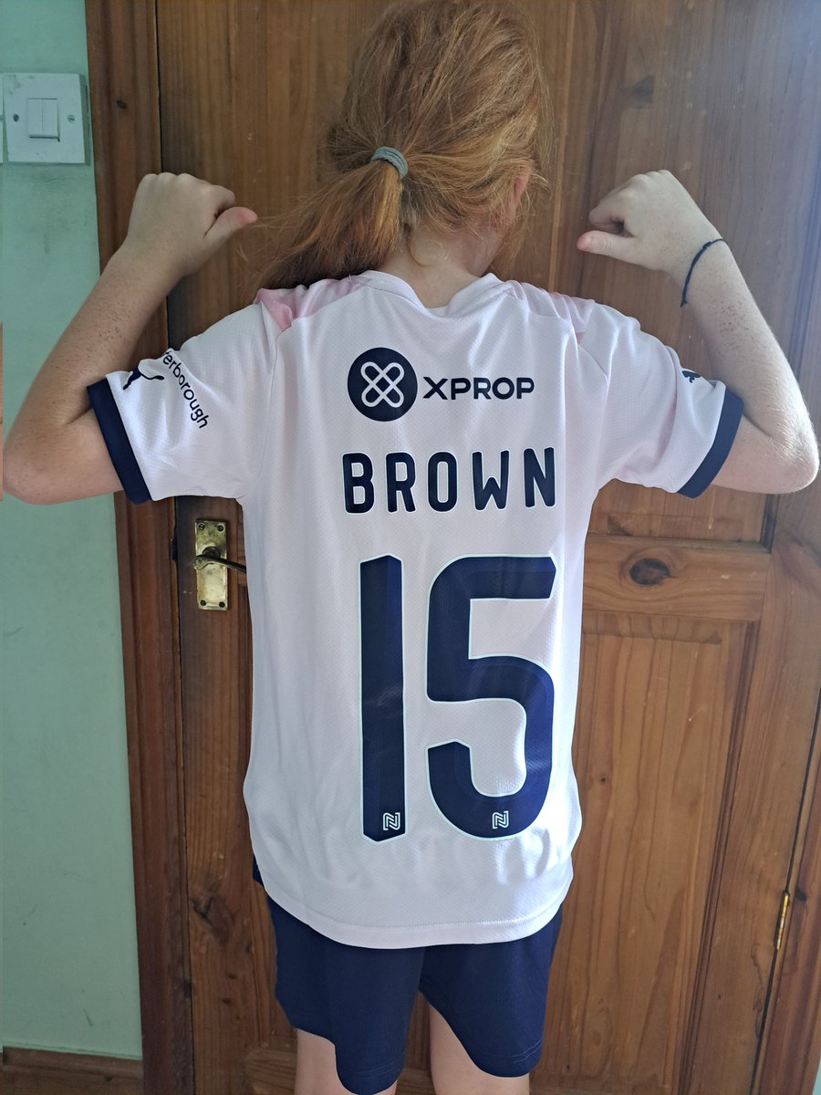 One happy girl <a href="/theposhwomen/">The Posh Women</a> <a href="/brown_poppie/">Poppie Brown</a> <a href="/StephRolfe/">Stephanie</a> she has been waiting since the start of the season for this shirt