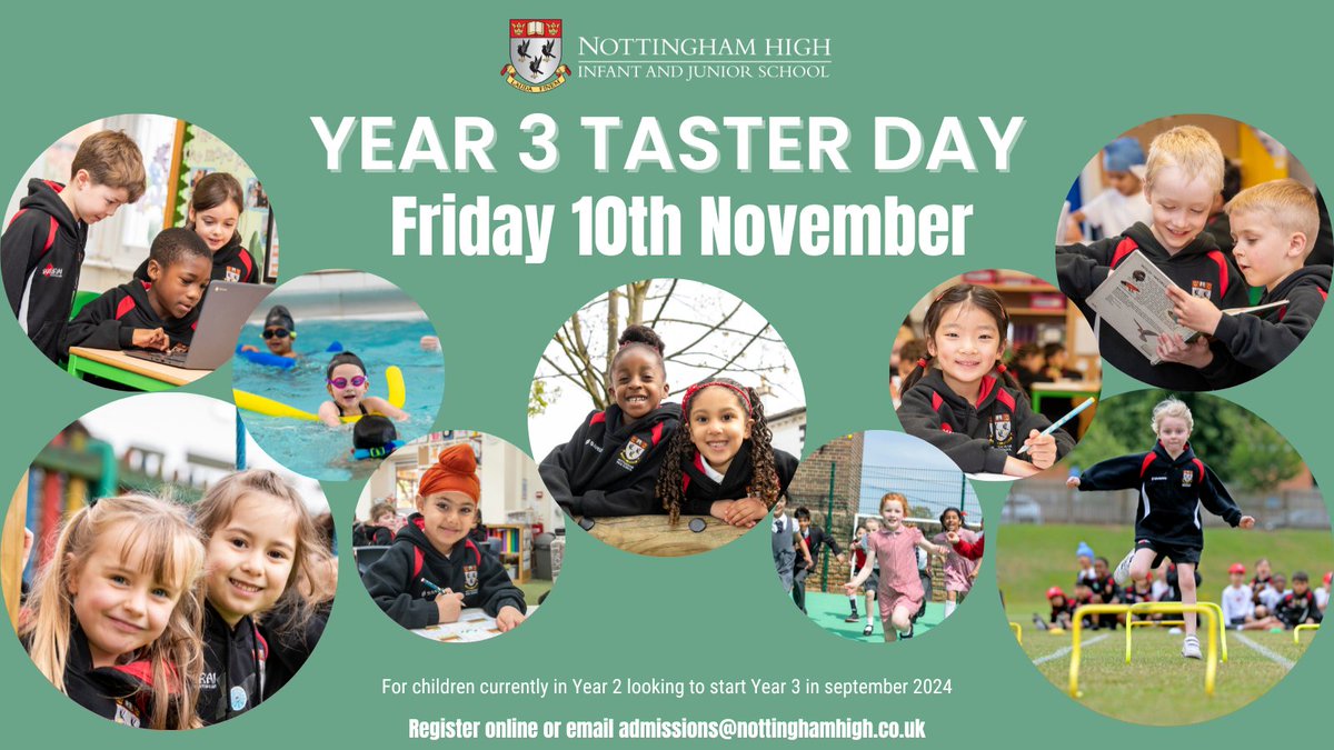 NottsHighIJS's tweet photo. We're hosting a brand-new event for children in Year 2 who want to join Year 3 in 2024. A fun-filled day spent learning about our School and sampling our lessons. Reserve your place here https://t.co/udvavOltrM
#nottingham #notts #lovenotts #nottsevents #ng https://t.co/jyHLhGSeeM