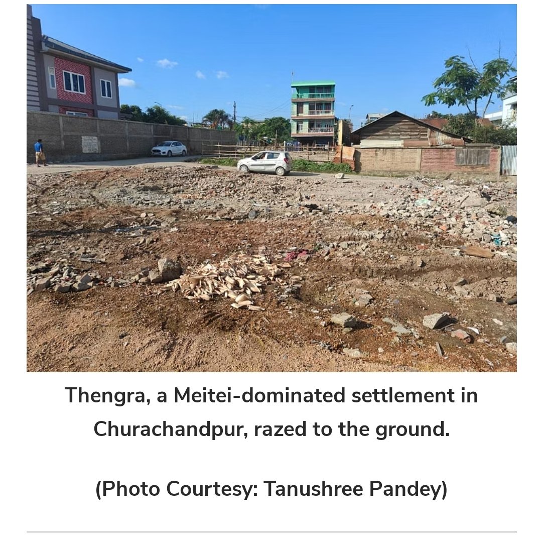 ManipurTimes's tweet photo. The ethnic cleansing of indigenous Meiteis in Churachandpur, Moreh, and Kangpokpi constitutes a severe violation of human rights, calling for immediate international scrutiny and condemnation. The tragic incidents involving the destruction of entire Meitei villages in areas predominantly inhabited by the Kuki community underscore the long-standing conflicts in these regions. The loss of lives, homes, and cultural heritage serves as a poignant reminder of the pressing necessity for peace and reconciliation.
 
 #ThisIsKuki_ZoStory #Justice4Meitei #ManipurFightsBack