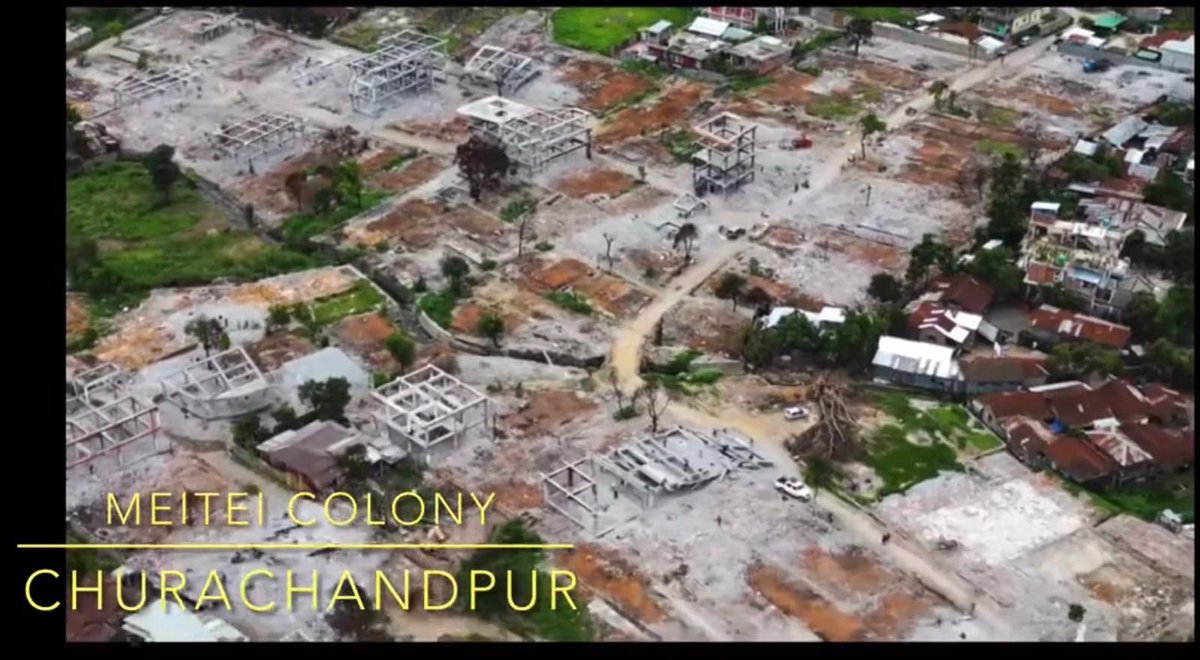 ManipurTimes's tweet photo. The ethnic cleansing of indigenous Meiteis in Churachandpur, Moreh, and Kangpokpi constitutes a severe violation of human rights, calling for immediate international scrutiny and condemnation. The tragic incidents involving the destruction of entire Meitei villages in areas predominantly inhabited by the Kuki community underscore the long-standing conflicts in these regions. The loss of lives, homes, and cultural heritage serves as a poignant reminder of the pressing necessity for peace and reconciliation.
 
 #ThisIsKuki_ZoStory #Justice4Meitei #ManipurFightsBack