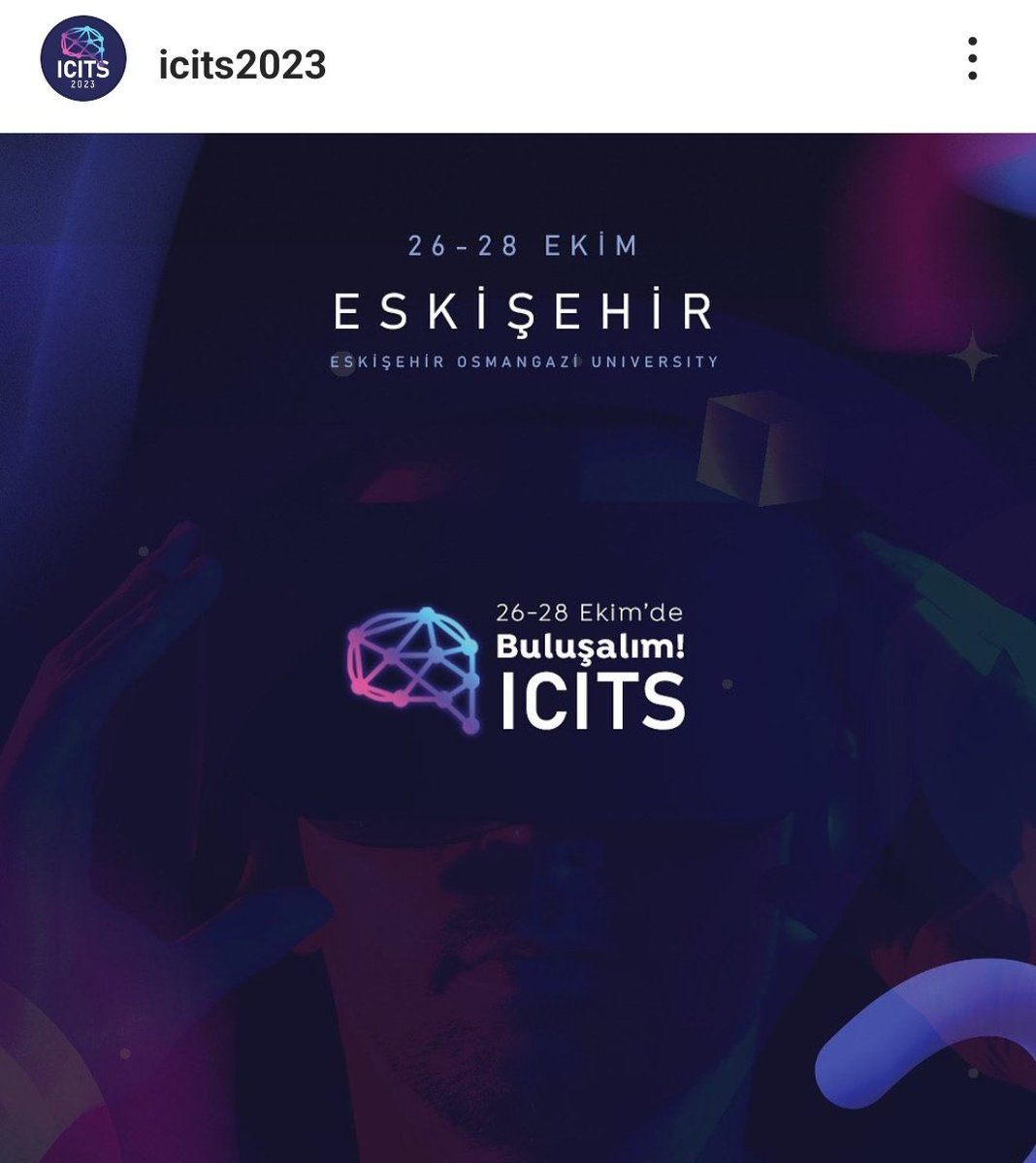 icits2023 Osmangazi Üniversitesi ev sahipliğinde Eskişehir'de...sizleri aramızda görmekten mutluluk duyarız... 
daha fazla kişiye erişilebilmesi adına rt lütfen