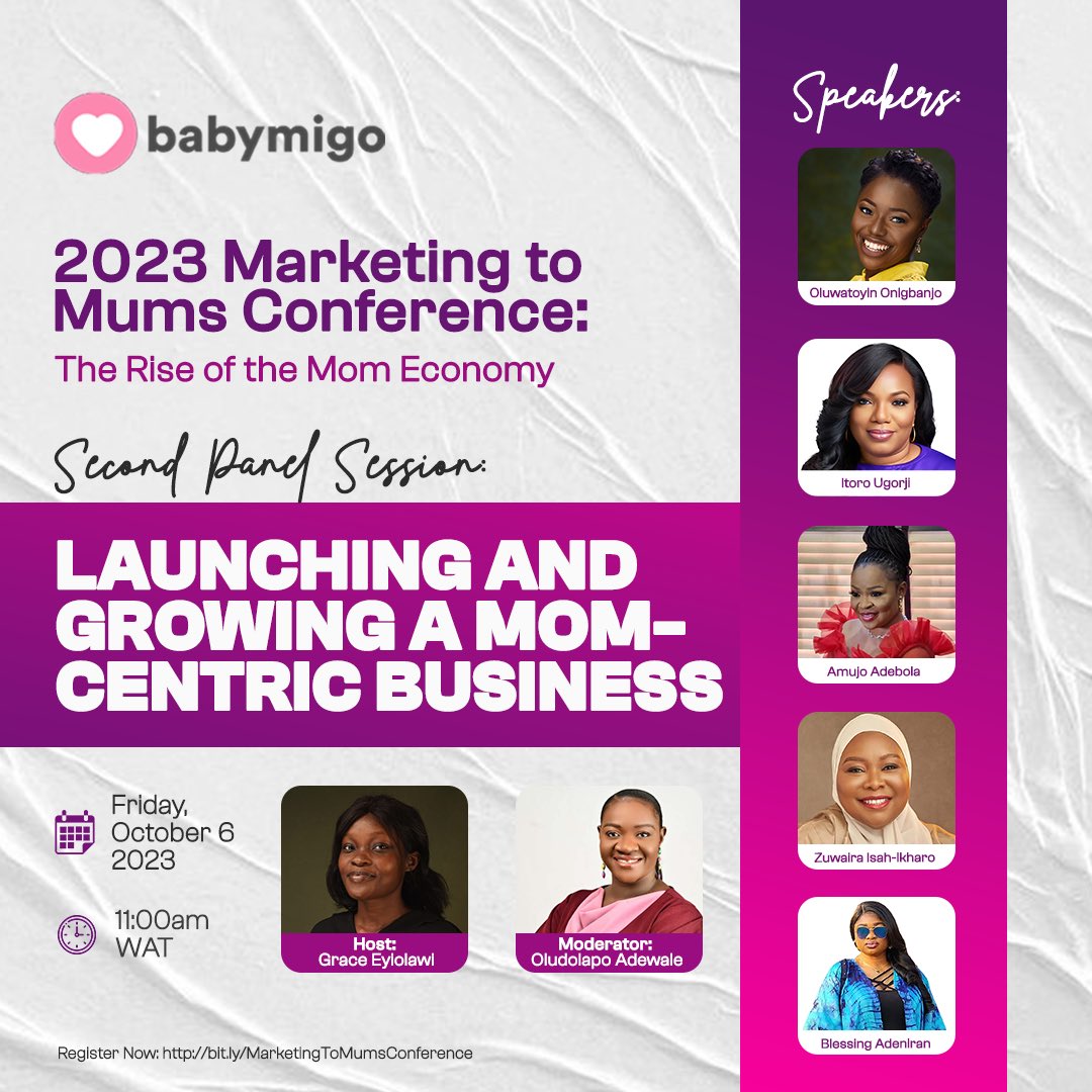 The 2023 Marketing to Mums Conference is this Friday by 11am🥳🥳

Get ready to dive into a world of insights, inspiration, and networking that will transform your approach to marketing!

Our speakers are ready💃

3 Days to Go💃🥳🥳

Register here bit.ly/MarketingToMum…