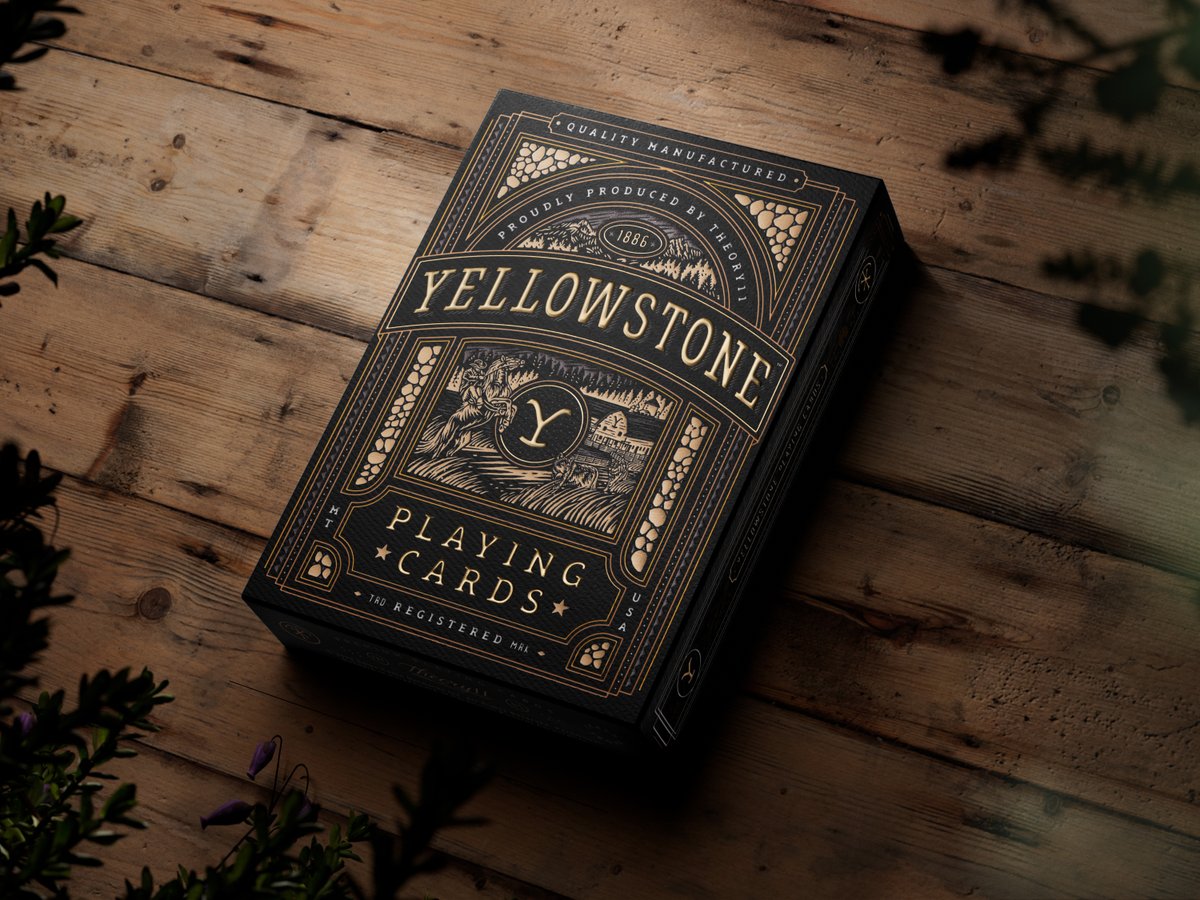 Elevate your next game night with these premium #YellowstoneTV playing cards! bit.ly/3RIHaih