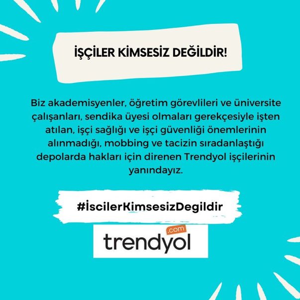 ozansue's tweet photo. #İscilerKimsesizDegildir https://t.co/wBc4M1uRzS