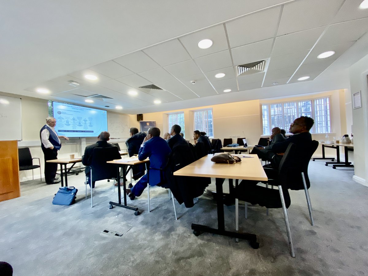 BBS_ExecEd's tweet photo. Day 2 of workshops for the delegation from Siinqee Bank have consisted of the role of leadership for implementing agility with Stephen Jones and Aspects of Global Banking with Iqbal Asaria.

Delivered in partnership with @iCapitalAfrica https://t.co/T6EioDCpt8