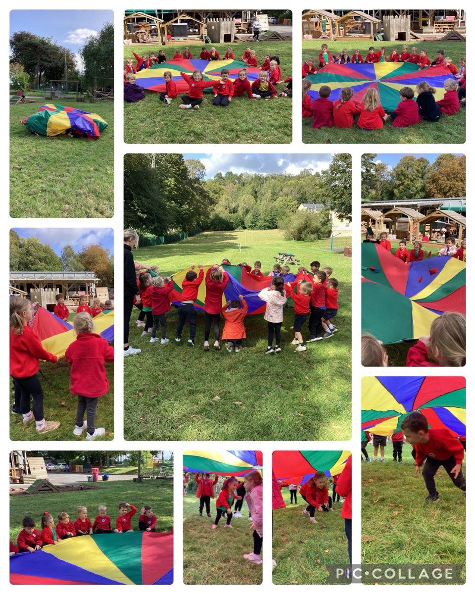 standrewsmajor's tweet photo. Wow, what a busy well-being day Reception have had! A visit from our community police officer, an Autumn Hunt in pairs and lots of Parachute games focusing on our listening and understanding. #SAMsREC https://t.co/n0tOig58zb