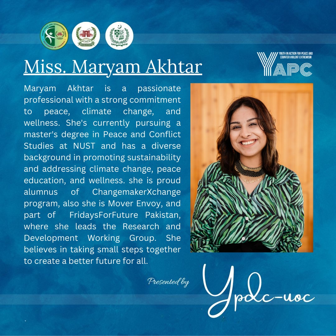 YpdcUoc's tweet photo. "Big Announcement! 🌟 We're over the moon to introduce the amazing speakers for the YAPC Youth in Action of Peace and Countering Violent Extremism webinar.🕊️✨ #YouthForPeace #PeaceAdvocacy #UnityInAction #YAPCWebinar #InspireChange #YPDCUOCxSkillistan https://t.co/3andXNp4DP