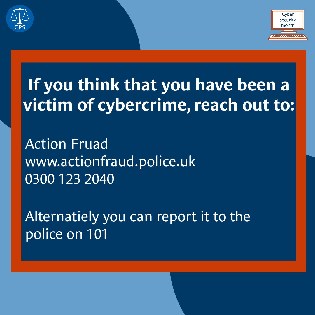 🔒 October marks the beginning of #CyberMonth2023. At the CPS, our specialist directorate are committed to tackling all cybercrime, using our expert knowledge to deliver justice for victims.