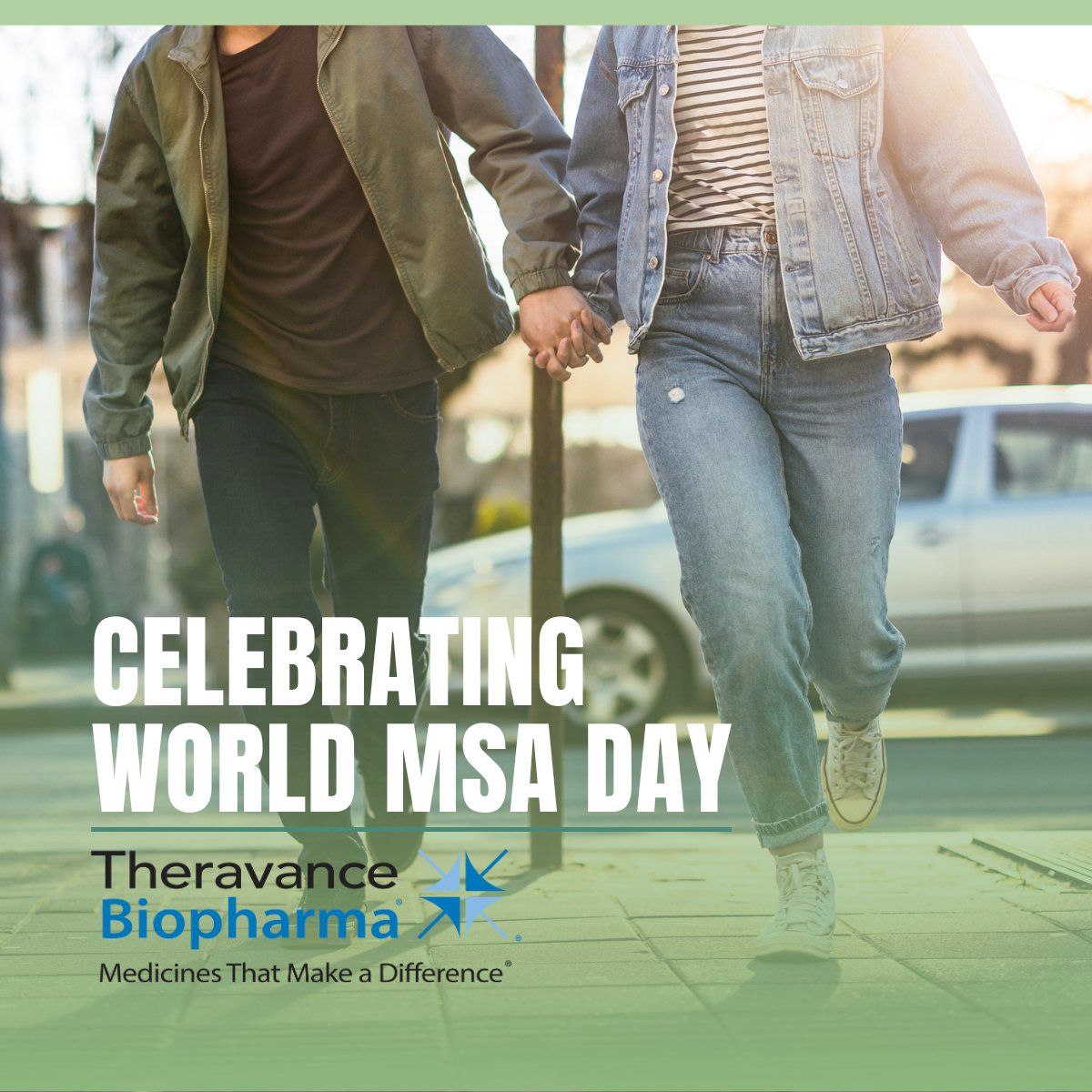 TheravanceBio's tweet photo. Happy #WorldMSADay! Today we celebrate the incredible strength & resilience of those living with MSA, the unwavering care & love provided by caregivers & the critical contributions of individuals who participate in clinical trials. Your collective strength inspires us every day. https://t.co/Vcg0LhO7Sg