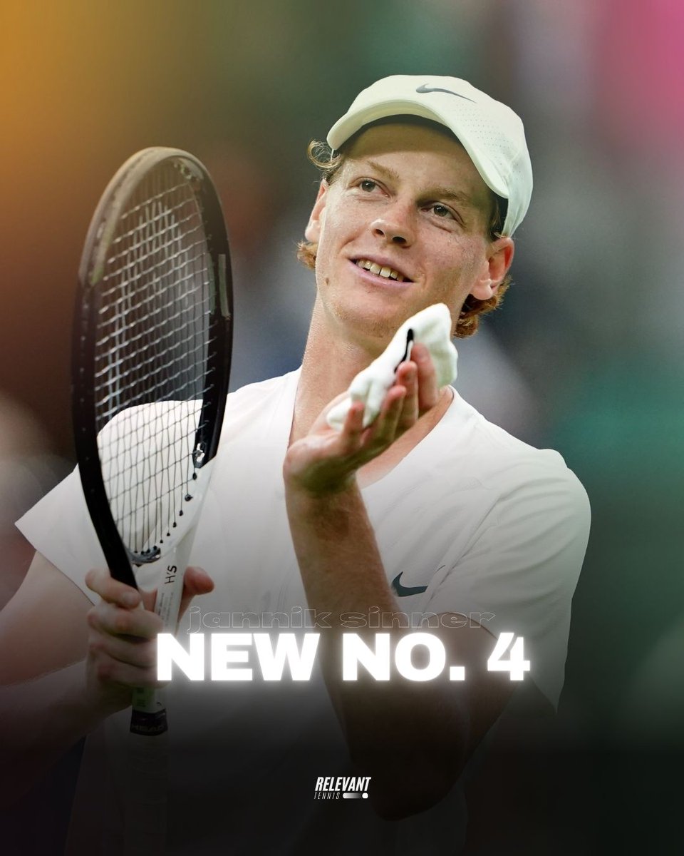 JANNIK SINNER NEW NO. 4! 🦊

The Italian defeats Carlos Alcaraz in the Beijing semifinal and becomes the highest-ranked ATP player in the history of Italian tennis, equalling Panatta. 🇮🇹

What a player.