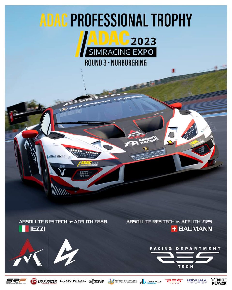 #ACCompetizione #absoluterestech #adacexpo

🚦 Race Day

Last Online competition before we all move to Germany, physically and structurally. 
For the last event, our guys will compete directly from the ADAC SimRacing Expo

LIVE RACE
twitch.tv/adacsimracinge…
youtube.com/@SimRacingExpo