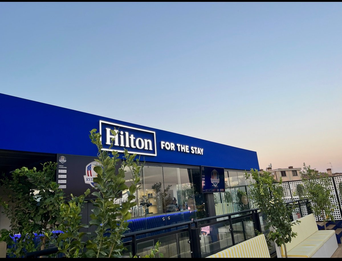 Massive thank you to <a href="/HiltonHotels/">Hilton Hotels</a> for providing the best viewing location at the Ryder Cup 2023. Brilliant staff made it our go to place over the 10th green!