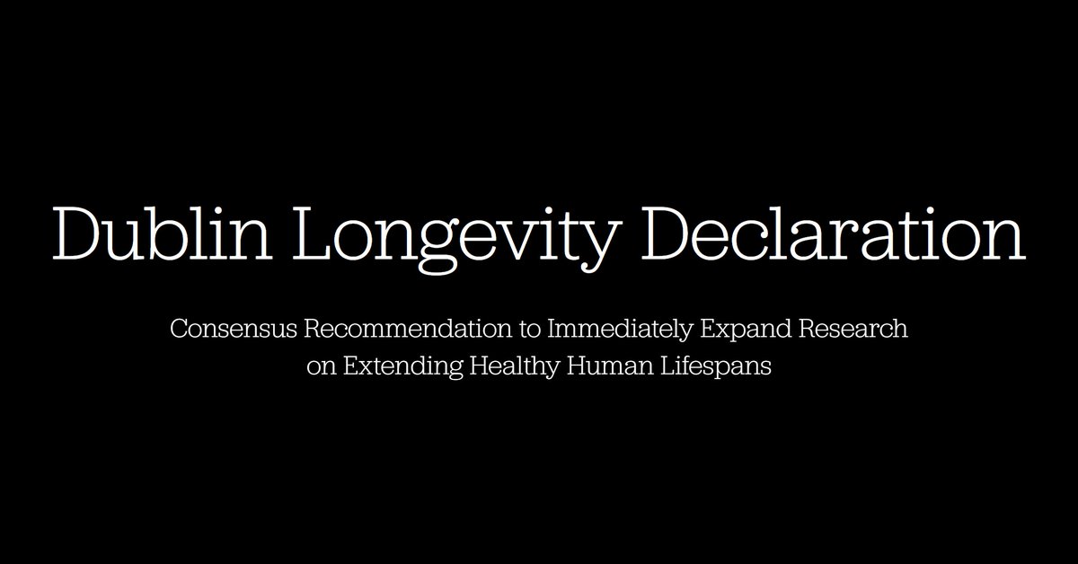 dublinlongevitydeclaration.org

Over the course of 2023 LEV Foundation has coordinated an effort, conceived by Martin O’Dea and Dr. Aubrey de Grey, to lay to rest the lamentable opinion that aging, along with the disease and death it brings, is inevitable - and by extension, that