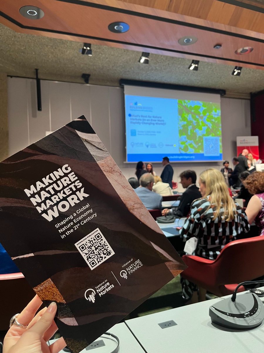 Taskforce On Nature Markets tweet media