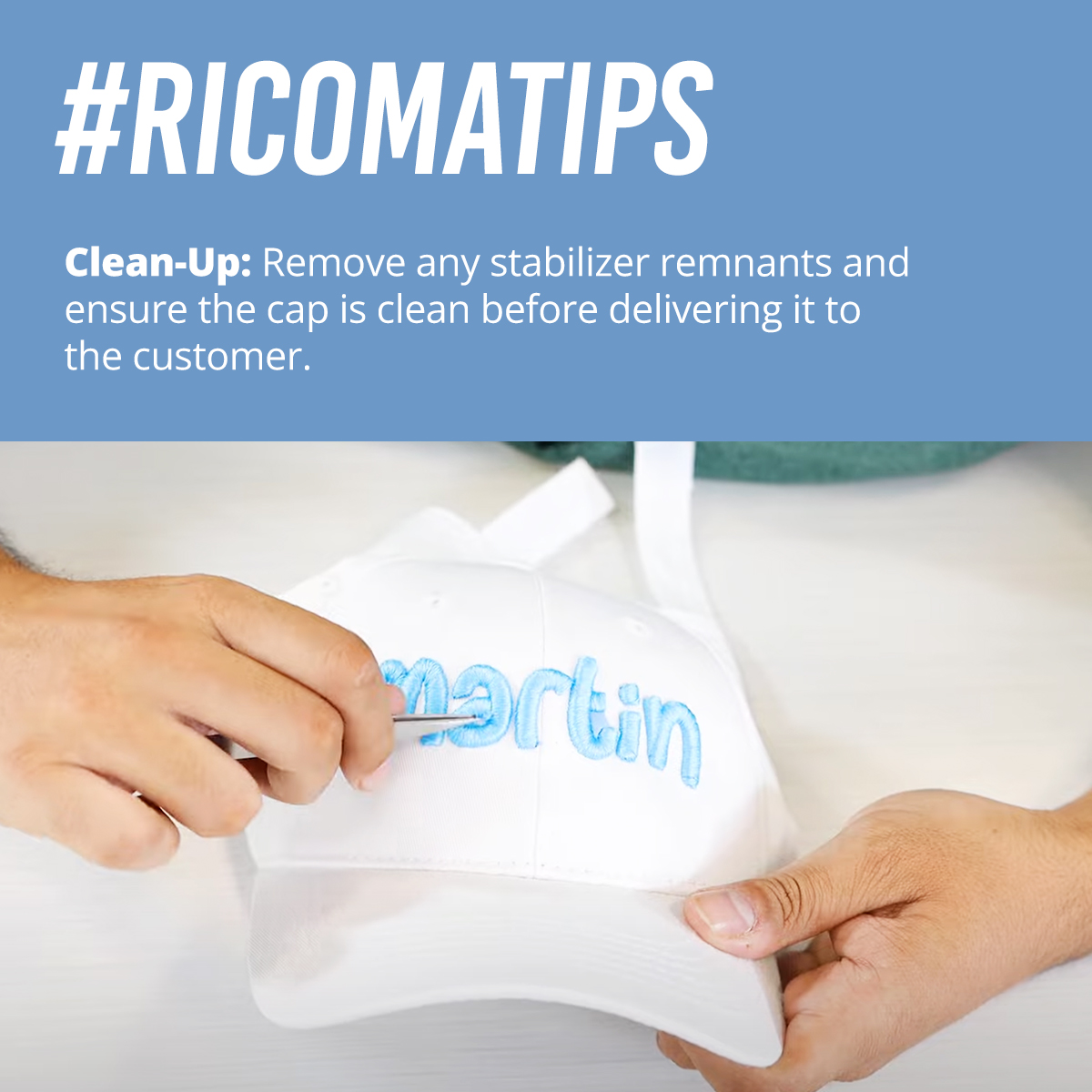 RicomaHQ's tweet image. Sharing is caring, especially on Tip Tuesday 💡❤️ #RicomaTips #ApparelDecorators  
. 
Share this with fellow decorators!  
. 
. 
. 
#RicomaInternational #Embroidery #EmbroideryMachine #MachineEmbroidery #Ricoma #Crafts #Art