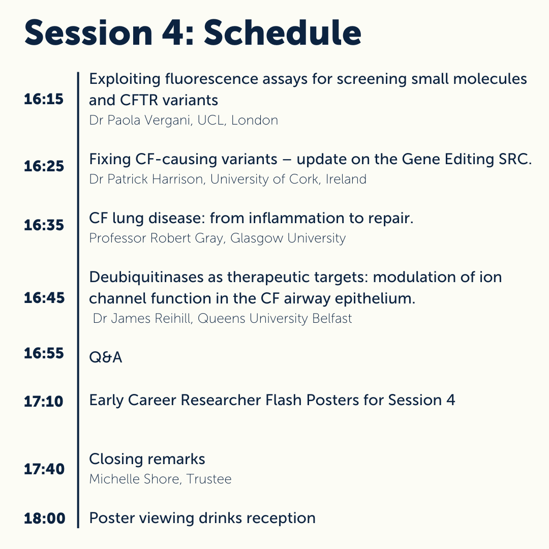 cftrust's tweet image. The final session of #UKCFC is addressing your top CF research priority. What options are available for those unable to benefit from CFTR modulator medicines such as Kaftrio? Register and listen here - ow.ly/MK7X50PSoOs