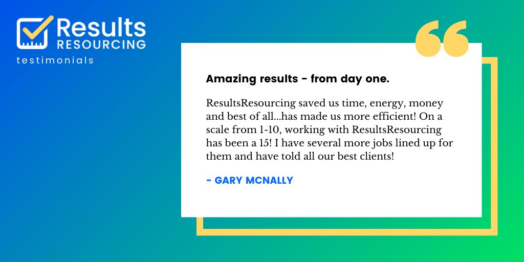 Right_Resource's tweet photo. ResultsResourcing makes the outsourcing process simple! We do the work to find and match you with vetted freelance talent to fit your business’ specific needs. Book a free, no-obligation talent consultation to get more information: https://t.co/MPbfWgYGN9 https://t.co/5AZ8wTkBAX