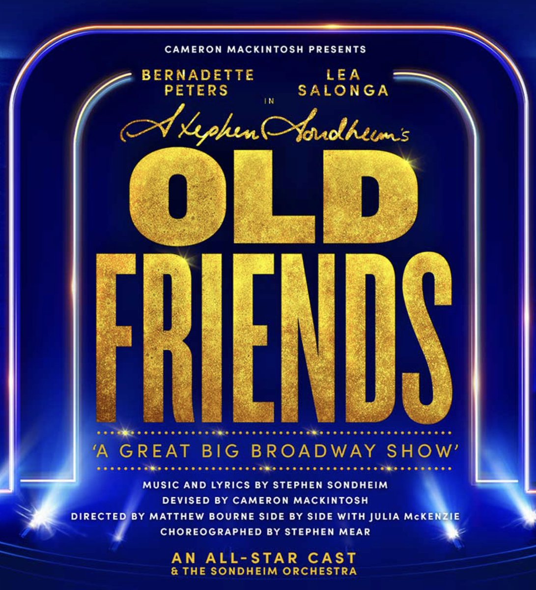 Elaine Paige (@elaine_paige) on Twitter photo 🎶Hey old friends, here's to success old friends! Break a leg, old friends <a href="/OfficialBPeters/">Bernadette Peters</a> <a href="/bonnie_langford/">Bonnie Langford</a> @MsLeaSalonga <a href="/CamMackLtd/">CameronMackintoshLtd</a> <a href="/StephenMear/">Stephen Mear CBE (HonDArt)</a> #JuliaMcKenzie & the full company in <a href="/SondheimFriends/">Sondheim's Old Friends</a> tonight at the Gielgud Theatre! Here's to you, who's like you? Damn few!🎶 🎶Hey old friends, here's to success old friends! Break a leg, old friends <a href="/OfficialBPeters/">Bernadette Peters</a> <a href="/bonnie_langford/">Bonnie Langford</a> @MsLeaSalonga <a href="/CamMackLtd/">CameronMackintoshLtd</a> <a href="/StephenMear/">Stephen Mear CBE (HonDArt)</a> #JuliaMcKenzie & the full company in <a href="/SondheimFriends/">Sondheim's Old Friends</a> tonight at the Gielgud Theatre! Here's to you, who's like you? Damn few!🎶