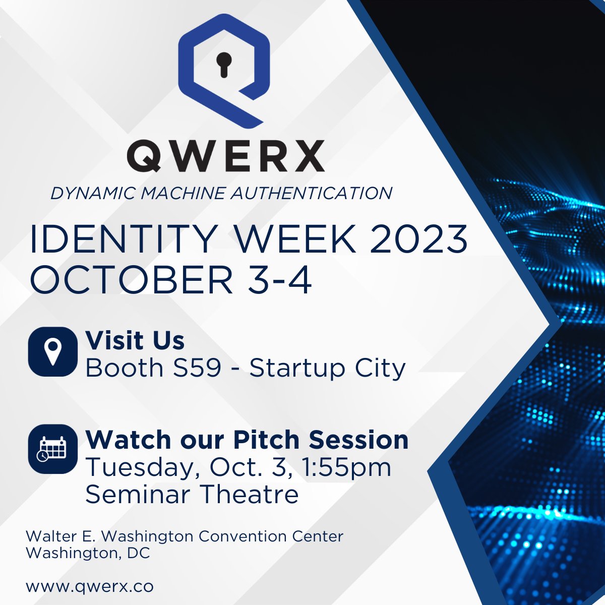 We  are  here  at  #identityweek  today  and  tomorrow  -  come  by  and  meet  our  team!  #identityweekamerica  #dynamic  #machineidentity  #continuousauthentication #quantumproof  #zerotrust  #ephemeralkeyinfrastructure👻